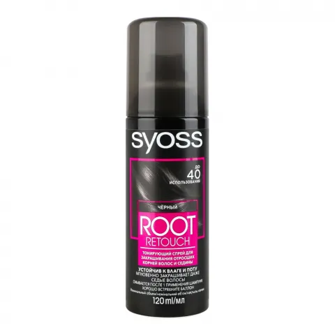 Спрей тонуюч. Syoss 120 мл Чорний