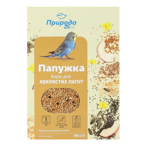 Корм Папужка 500 г Йод New