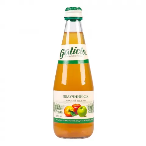 Сік Galicia 0,3 л скл. яблучний