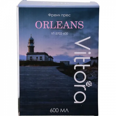 Френч-прес Vittora Orleans 600 мл 127374 VT- 5702-600