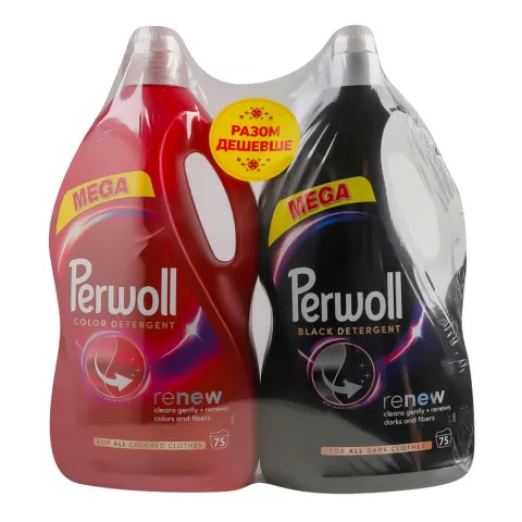 Набір Perwoll Гель д/прання 3,75 л Колор+Гель д/прання 3,75 л Чорний