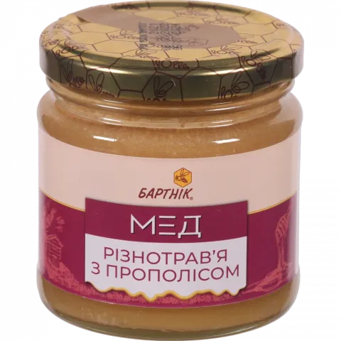 Мед Бартнік 250 г скл. з прополісом
