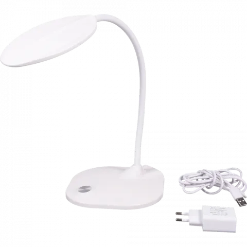 Світильник настільний LED EuroLamp Хайтек метал+скло 5W 5300-5700K білий (48)