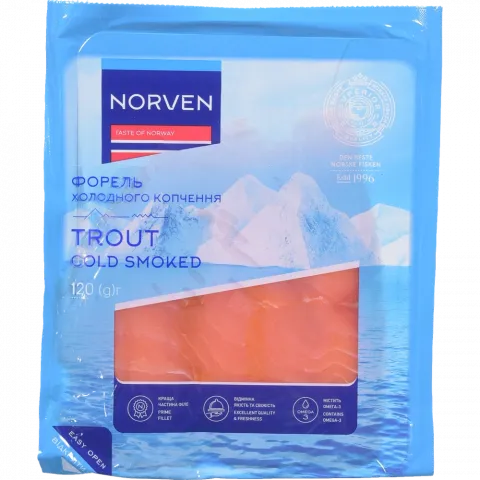 Риба Форель Norven х/к 120 г нар. т/у