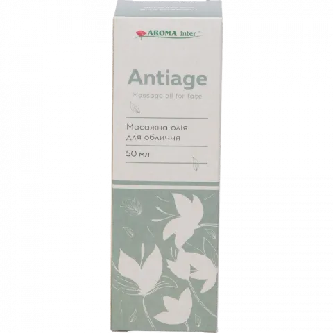 Олія д/масажу обличчя Арома Інтер 50 мл Antiage