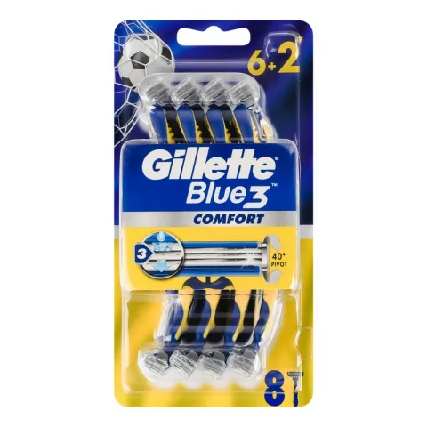 Станок однораз. д/гоління Gillette 6+2 шт. Blue 3