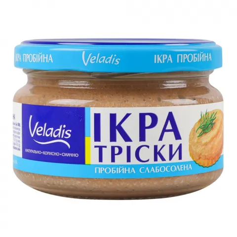 Ікра Тріски Веладіс 180 г Пробійна