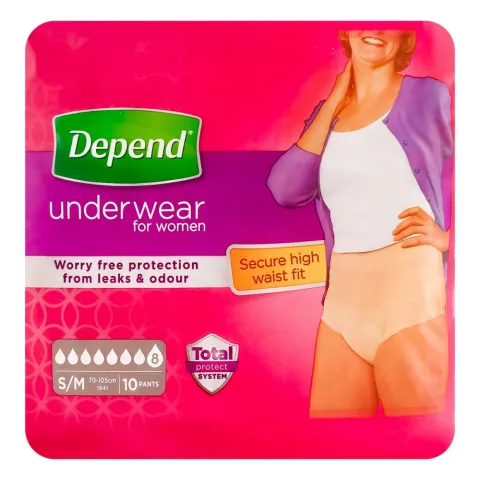 Підг.-трусики д/дорослих Depend жін. 10 шт. S/M/L