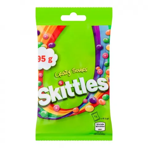 Цукерки Драже Skittles 95 г Кисломікс