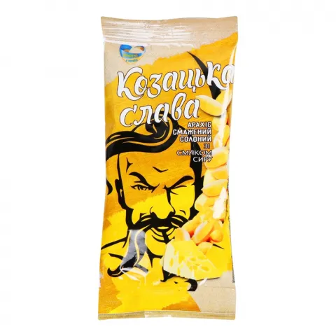 Горішки Козацька слава Арахіс 60 г пак. зі смаком сиру