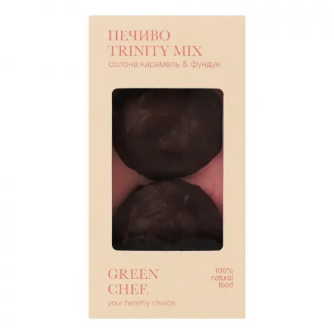 Печ Green Chef 120 г з фундучною пастою та цільним горіхом
