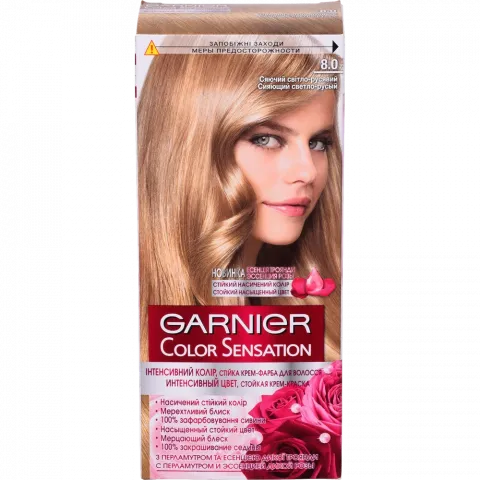 Фарба Garnier Колор Сенсейшн 8.0 Сяючий світло-рус.