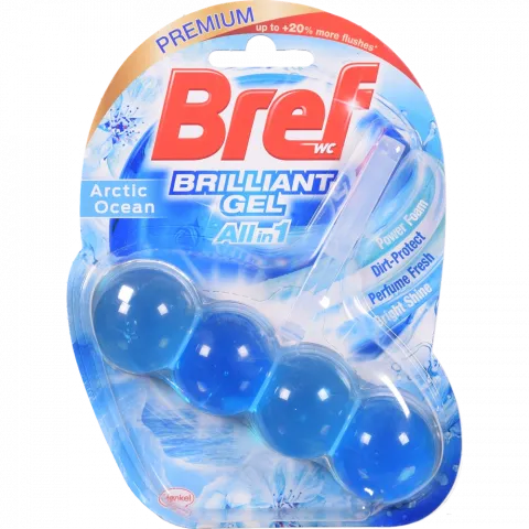 Освіж. д/унітазу Bref 42 г Блискучий гель Арктичний океан