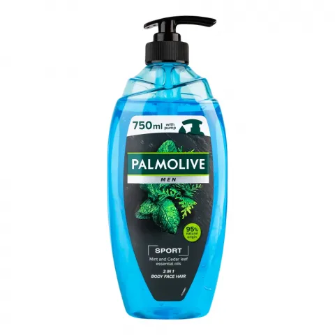 Гель д/душу Palmolive 750 мл д/чол. Спорт Ефірні олії М`яти та листів Кедра