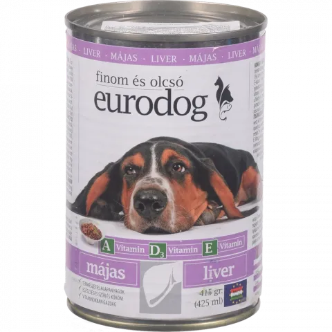 Корм д/собак EuroDog 415 г з/б Печінка