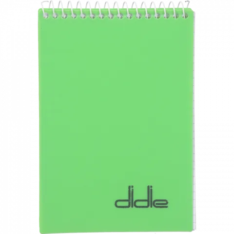 Блокнот Didie А6 80 арк. верхня спіраль ас.