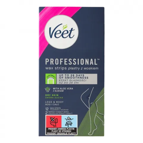 Смужки д/депіляції Veet 12 шт. Easy-Gelwax воскові д/сухої шкіри