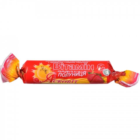 Цукерки Асковіт 30 г Полуниця