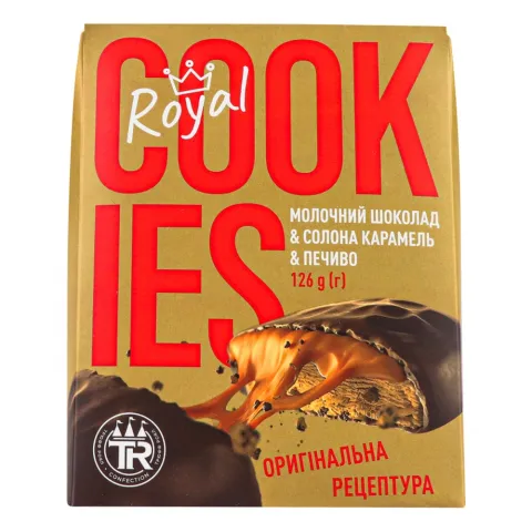 Печ Truff Royal Cookies 125 г сол. карам. в мол. шок.