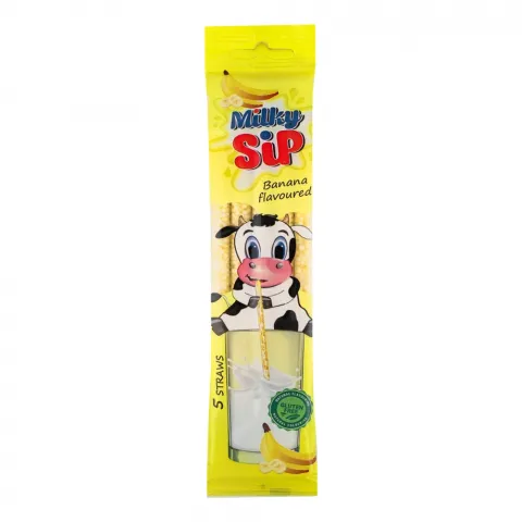 Трубочка д/молока Milky Sip 30 г з вітаміном D Банан