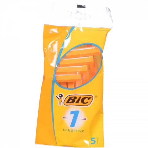 Станок д/гоління BIC 5 шт. однораз для чутлив. шкіри