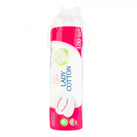 Ватні диски Lady Cotton косметичні 100 шт.