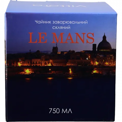 Чайник заварювальний Vittora Le Mans скляний 750 мл 127365 VT- 5501-750