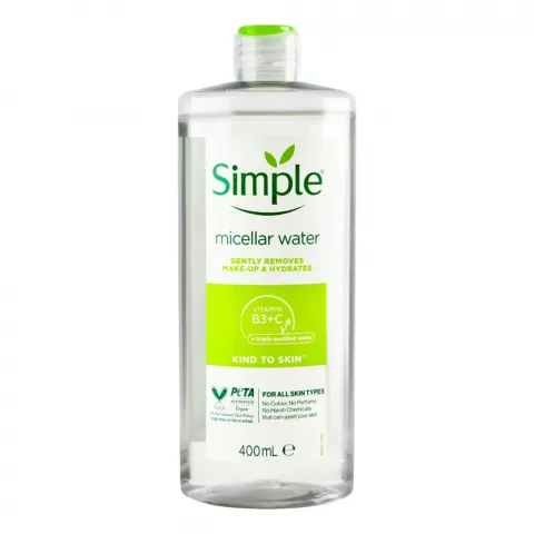 Міцелярна вода Simple 400 мл Kind to Skin
