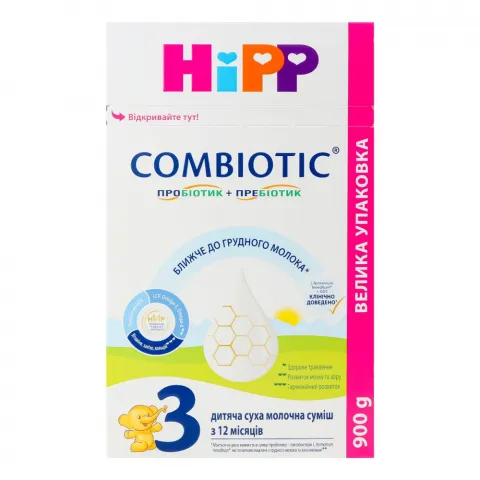 ЗГМ Hipp Combiotic 3 900 г 2446