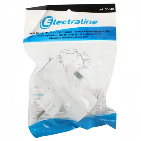 Трійник Electraline 16А 250В