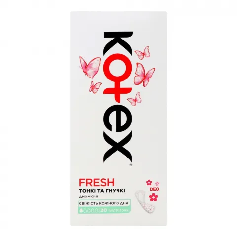 Прокладки щоден. Kotex 20 шт. Ultraslim Deo
