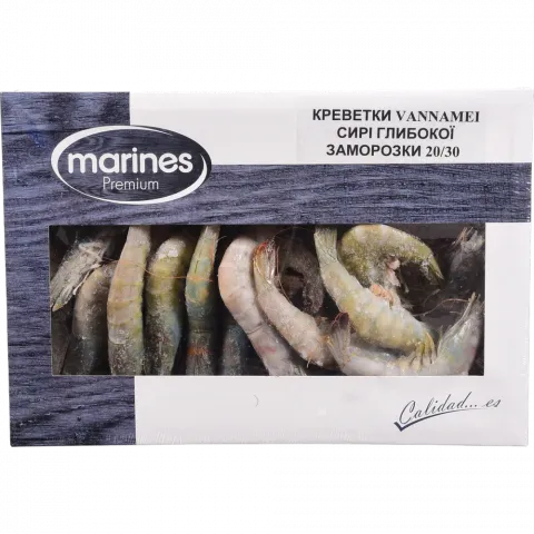 Креветки Vannamei Marines 700 г сирі Преміум (Іспанія) И149