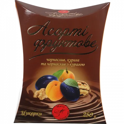 Цукерки Марія 250 г Асорті фруктове