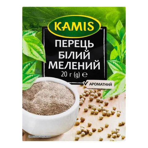 Каміс Перець білий мелен. 20 г пак.