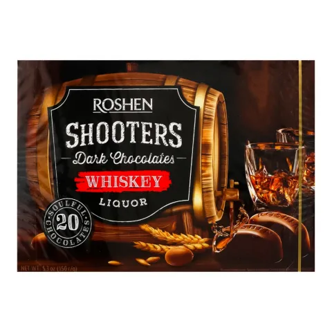 Цукерки Рошен Shooters 150 г з віскі-лікером