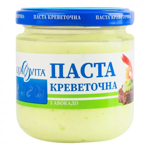 Паста Aquavita 150 г скл. креветочна з авокадо