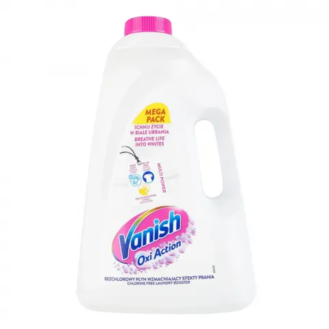 Засіб Vanish 3 л Oxi Action White д/вивед. плям та відбілювач Кришталева білизна