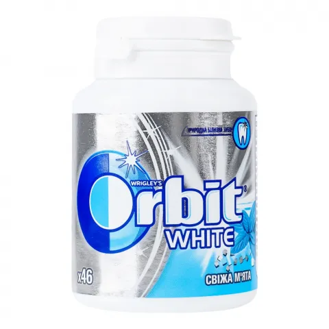 Жув. гумка Orbit 64 г бут. Вайт Freshmint