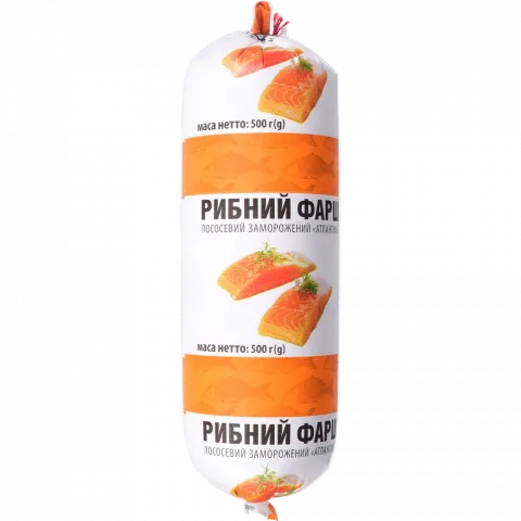 Фарш рибний с/м 500 г з лососевих сорт. риби