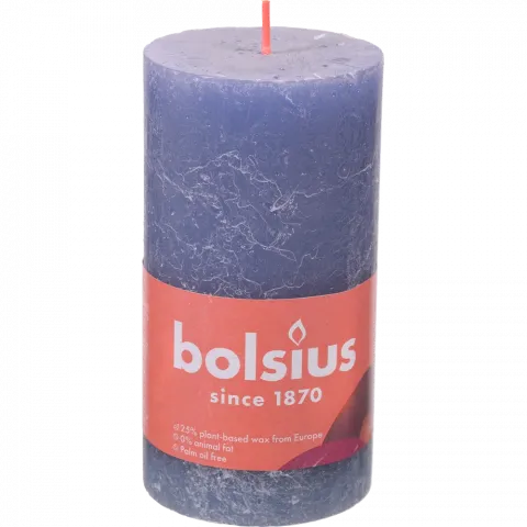 Свіча Bolsius 130/68 рустік Сутінковий синій, арт. 103668790363