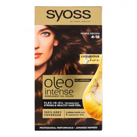 Фарба д/волосся Syoss Oleo Intense 4-18 Шоколадний каштановий