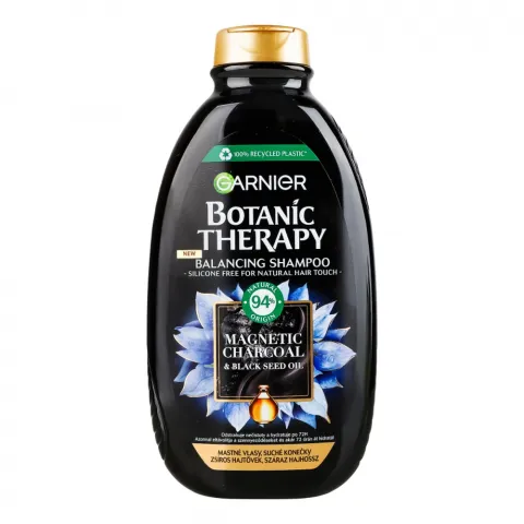 Шампунь Botanic Therapy 400 мл Магнетичне вугілля та чорний кмин
