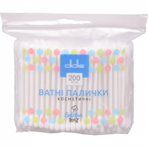 Ватні пал. Didie 200 шт. п/е
