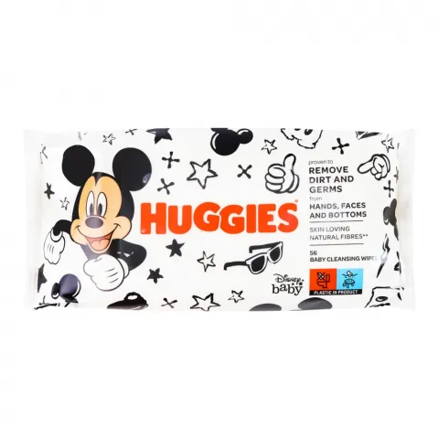 Серветки вологі Huggies 56 шт. Mickey Mouse